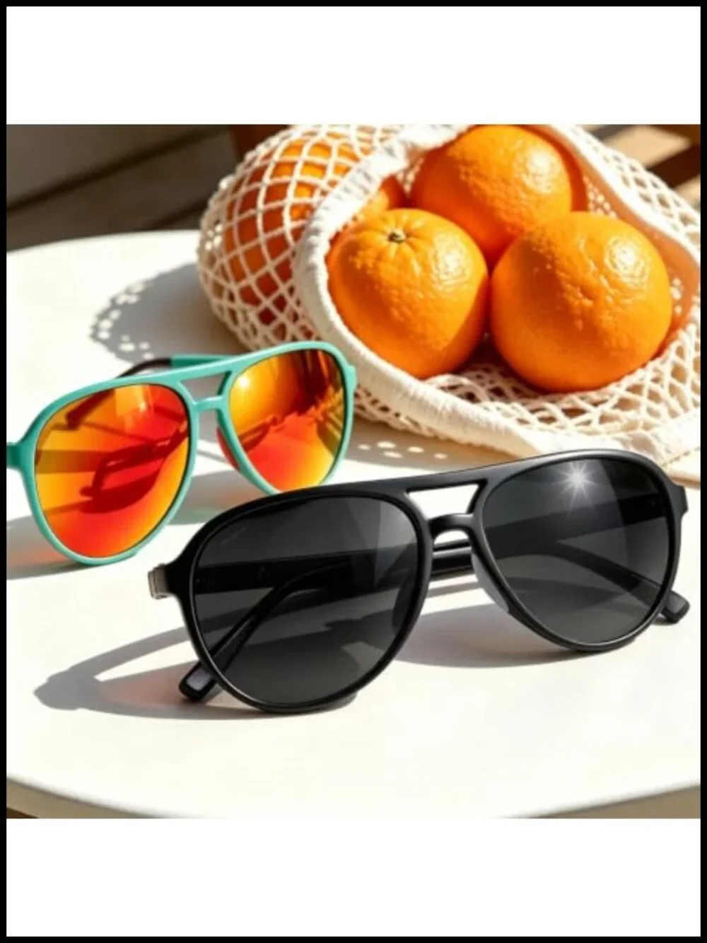 Polarized Aviator Sunglasses UV400 Protection Sports Style Vintage Trendy Shades